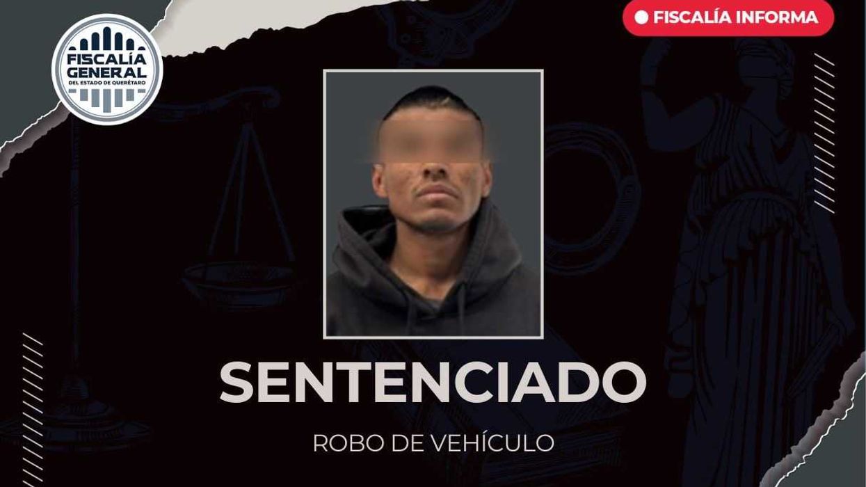 Fiscalía de Querétaro logra sentencia condenatoria por robo de motocicleta en Corregidora.