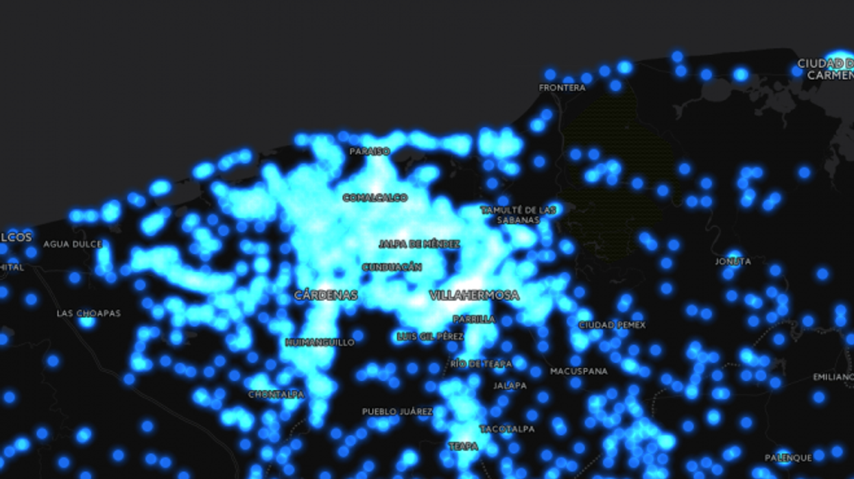 Mapa de ciudades con Internet gratuito.
