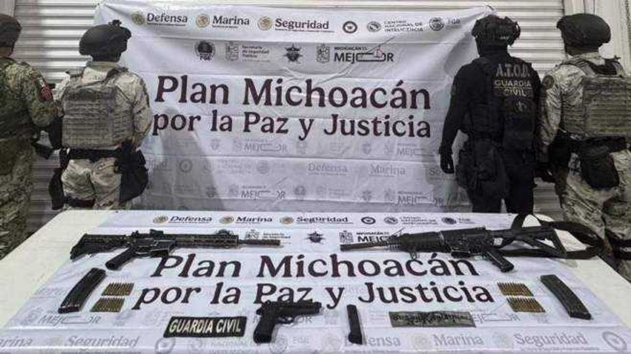 Operación Paricutín aseguró tres armas de fuego y vehículo robado en Morelia como parte de Plan Michoacán por la Paz y la Justicia.